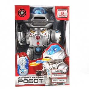 Робот на радиоуправлении, с голосовым управлением, свет и звук (Играем вместе, A224-H05056-Rsim)