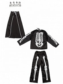 Костюм карнавальный - Кащей Бессмертный, текстиль, размер 30 (Батик, 7023-30)