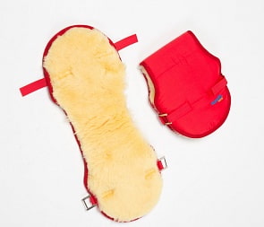 Меховая муфта для рук на коляску Ramili Mite Rosso, красная (Ramili, MRM01)