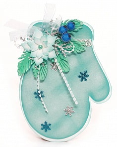 Набор для творчества открытка - Варежка (Волшебная мастерская, ОТК-0)