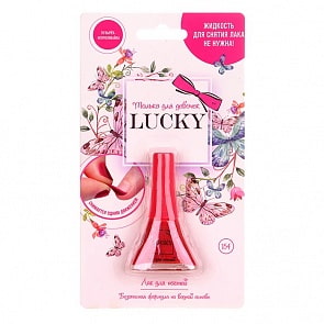 Лак Lucky цвет 154 бордо, в блистере (1toy, Т11177)