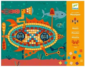 Набор для творчества - Мозаика - За штурвалом (Djeco, 09421/19)