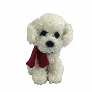 Собака с шарфиком, 16 см (Teddy, YSW18662)