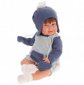 Кукла Кристиан в голубом, озвученная, 52 см (Antonio Juans Munecas, 2005)