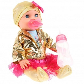 Интерактивная кукла Анечка с питомцем (Карапуз, YL1830I-RU_19)