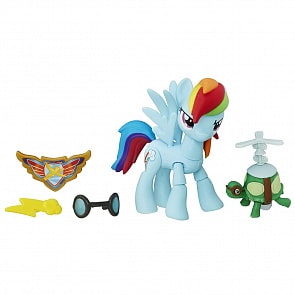 Фигурка Рейнбоу Дэш из серии My Little Pony. Guardians of Harmony, с аксессуарами (Hasbro, b7295-b6008)