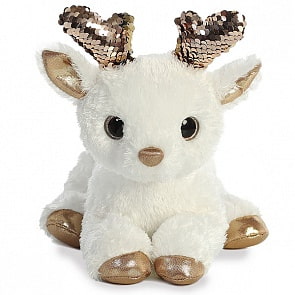 Игрушка мягкая - Оленёнок золотой, 23 см. (Aurora, 180956A)