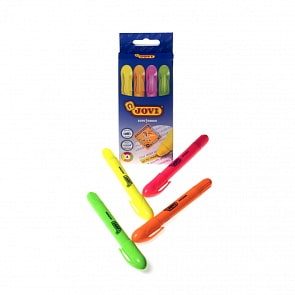 Маркеры гелевые выдвижные, 4 цвета (Jovi, 1810N)