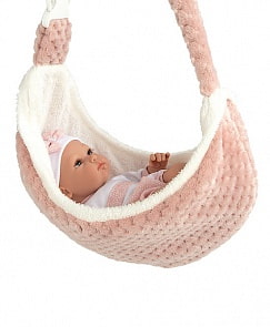 Кукла Elegance Erea, с соской и сумкой-переноской, плачет, 33 см (Arias, Т19789)