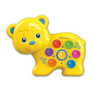 Игрушка музыкальная из серии Веселушки - Мишка (Азбукварик, 29026-7)