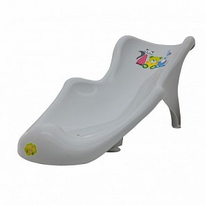 Горка для купания – Mishka. Серая (Maltex, 5399_серый)