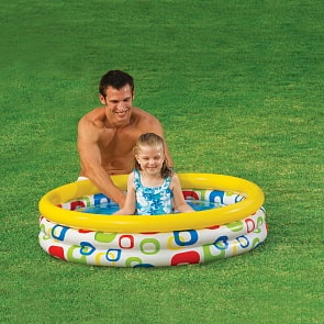 Бассейн надувной Color Wave Pool (Intex, int59419NP)