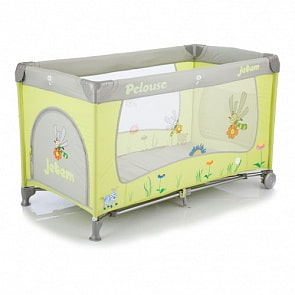 Манеж-кровать C3, оливковый (Jetem, C3_Velouse)