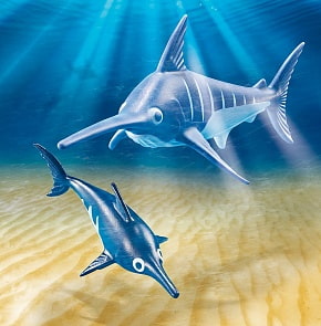 Игровой набор из серии Аквариум: Рыба-меч с детенышем (Playmobil, 9068pm)