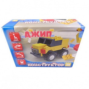 Конструктор - Джип, 58 деталей (Abtoys, PT-00450)