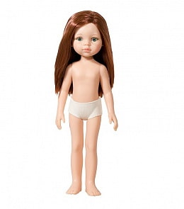 Кукла Кристи без одежды, 32 см (прямые волосы, без челки, глаза зеленые) (Paola Reina, 14795_paola)