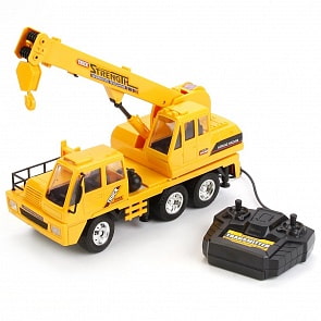 Кран строительный на пульте, свет, аксессуары (B1012189)