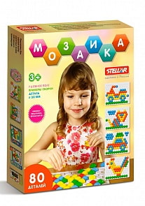 Мозаика сферическая, диаметр 30 мм, 80 деталей (Stellar, 01068-no)