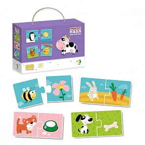 Пазл-парочки - Кто что ест (Dodo, R300118/300118)