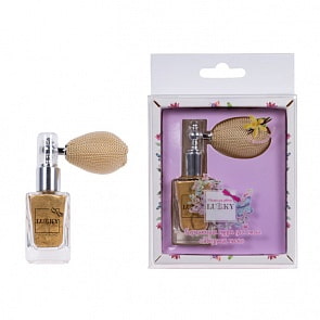 Золотистая мерцающая пудра для тела в распылителе Звёздная пыль, с ароматом ванили (Lukky, Т16131)