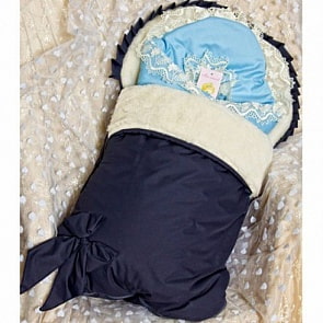 Конверт на выписку Asselina - Марина, синий (Мой Ангелок, М-2013_синий)