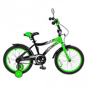 Двухколесный велосипед Lider shark, диаметр колес 18 дюймов, зеленый (Velolider, 5538RT)
