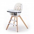 Стульчик для кормления Nuovita Gourmet, Lattiero, Legno/Молочный, Деревянный  - миниатюра №1