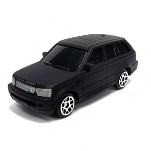Машина металлическая RMZ City - Land Rover - Range Rover Sport, 1:64, черный матовый цвет (RMZ City, 344009SM)