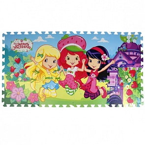 Коврик-пазл – Шарлотка Земляничка, 8 сегментов (Играем Вместе, FS-SSCsim)