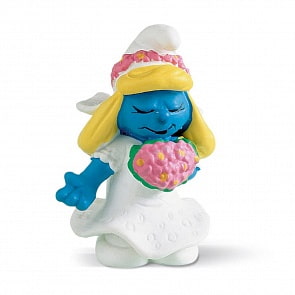 Фигурка Смурфик - Гномик невеста (Schleich, 20412) Фигурка Смурфик - Гномик невеста (Schleich, 20412)