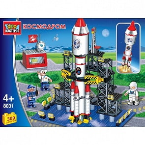 Конструктор - Космодром, с фигурками, 309 деталей (Город мастеров, CG-8031-Rsim)