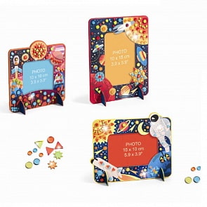 Набор для творчества Мозаика - Фоторамки Космос (Djeco, 07905)