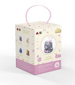 Набор для творчества - Отличный подарок колокольчик Кролик Пушистик (Arti, Г000739)