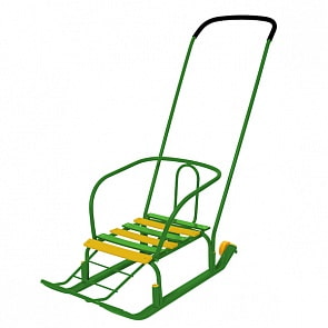 Детские санки – Тимка 3 Юниор комфорт, зеленые (Ника, Т3ЮК ЗЕЛЕНЫЙsim)