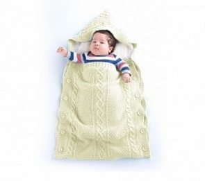 Конверт вязанный U14-07, бежевый (Ups Pups, U14-07-03)