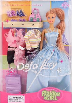 Кукла Defa с нарядами и аксессуарами, 29 см 