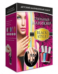 Набор Стильный маникюр Black style (Каррас, М007) Набор Стильный маникюр Black style (Каррас, М007)