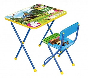 Набор мебели Маша и медведь - Ловись рыбка, синий (Nika, КП2/5)
