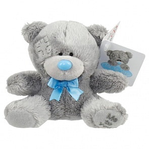 Плюшевая игрушка Me to You – Мишка с бантиком, 9 см (1toy, Т15163)