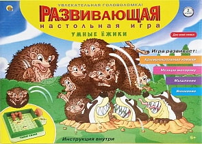 Игра настольная развивающая - Умные Ёжики (Рыжий Кот, ИН-3112)