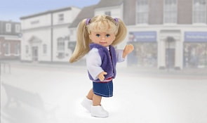 Кукла - Paula. Зимний наряд, сиреневая куртка (Paula collection, MC23005b)