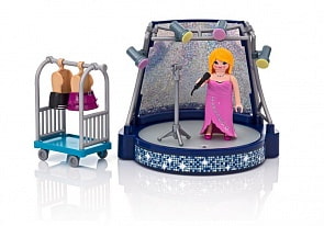 Игровой набор - Круизный Лайнер: Певица со сценой, свет (Playmobil, 6983pm)