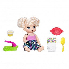 Кукла Baby Alive - Малышка хочет есть, 33 см (Hasbro, C0963)