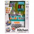 Детская кухня: плита с аксессуарами, свет, звук  - миниатюра №3
