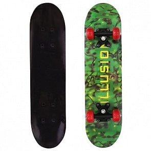 171209 Скейтборд - 23" Иллюзия, нескользящая поверхность (RT, 6445RT)