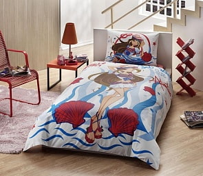 Комплект детского постельного белья, Disney, 1,5 спальное - WINX FLORA OCEAN (TAC, 3800-60088549) Комплект детского постельного белья, Disney, 1,5 спальное - WINX FLORA OCEAN (TAC, 3800-60088549)