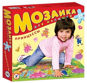 Напольная мозаика для малышей. Принцессы (Дрофа, 1720)