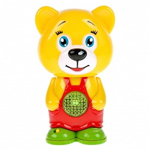 Обучающий мишка А. Барто, 50 песен, звуков и фраз, музыкальная сказка, трещотка (Умка, HT890-R (96)