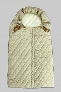 Конверт стеганный осенний, бежевый (Bombus, 6703-bm)