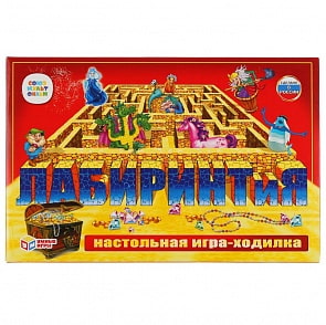 Настольная игра-ходилка Умные игры - Лабиринтия. Союзмультфильм (Умка, 4680013715243)